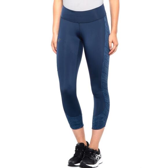 Pearl Izumi Women's Studio 3/4 Tights, Navy, LARGE - Picture 1 of 4